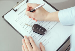 Assinando documento